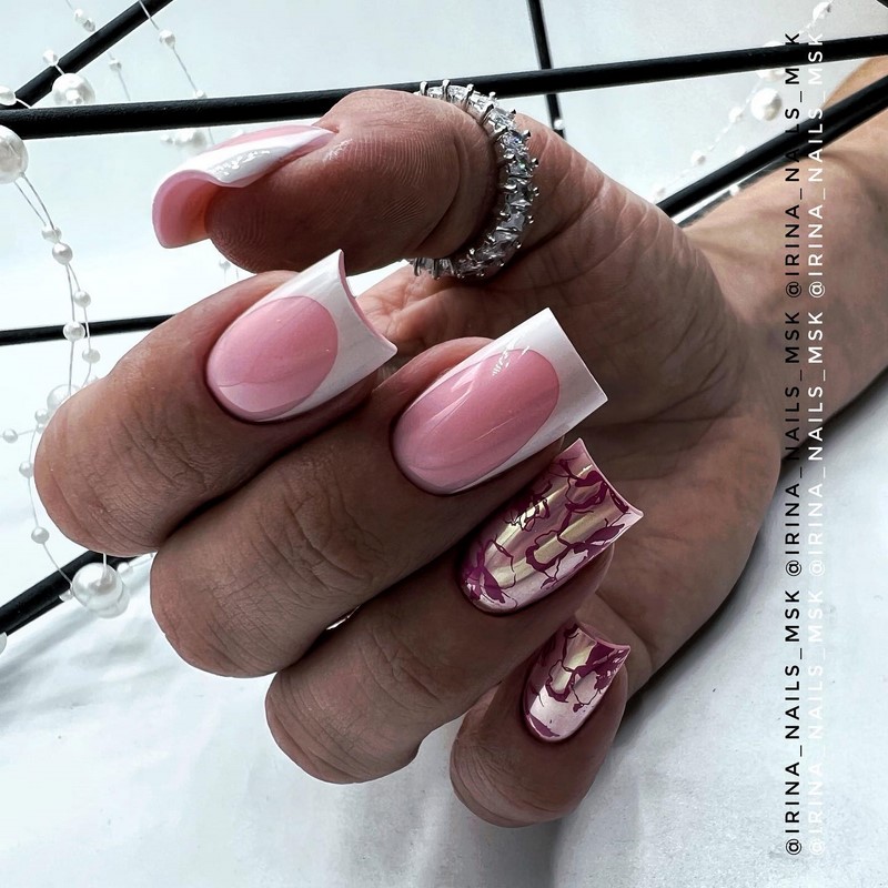 Френч-маникюр осень-зима 2026-2027 — новинки, фото