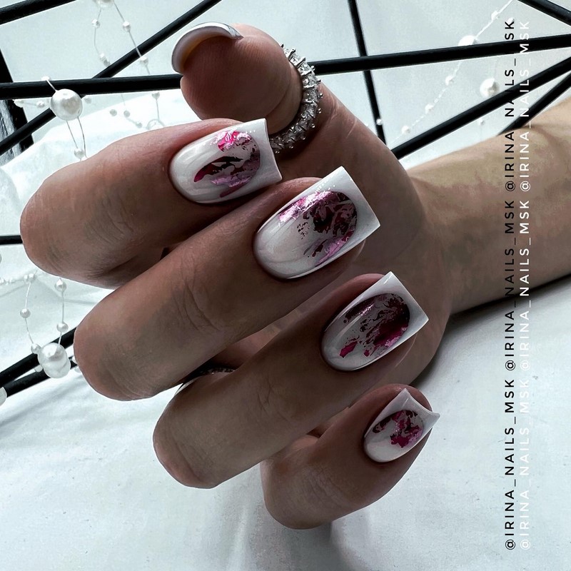 Френч-маникюр осень-зима 2026-2027 — новинки, фото