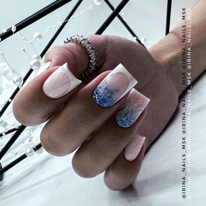 Френч-маникюр осень-зима 2026-2027 — новинки, фото