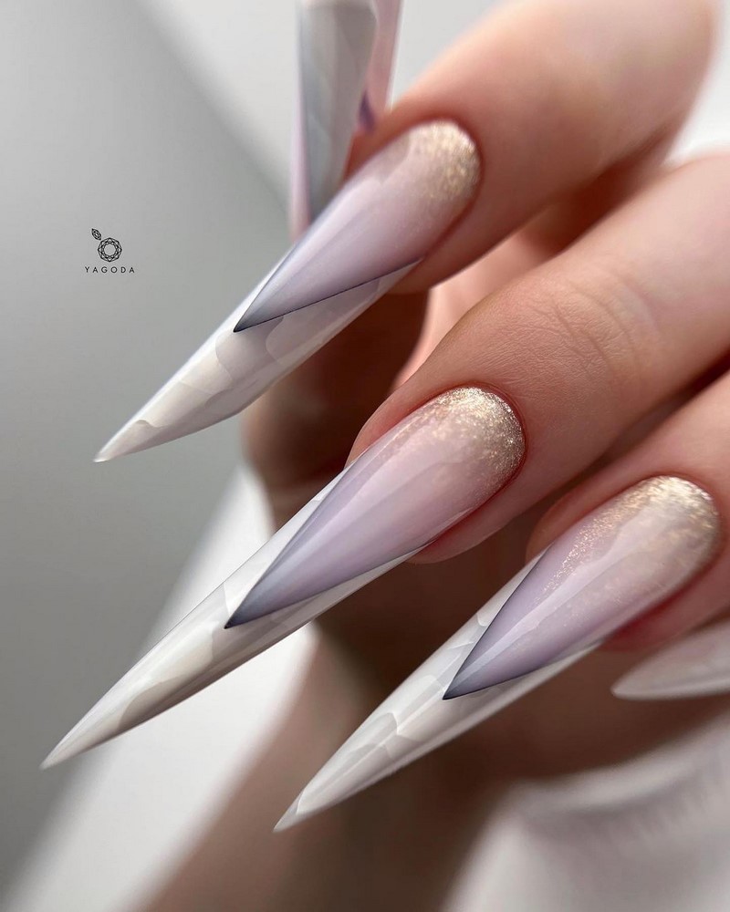 Френч-маникюр осень-зима 2026-2027 — новинки, фото