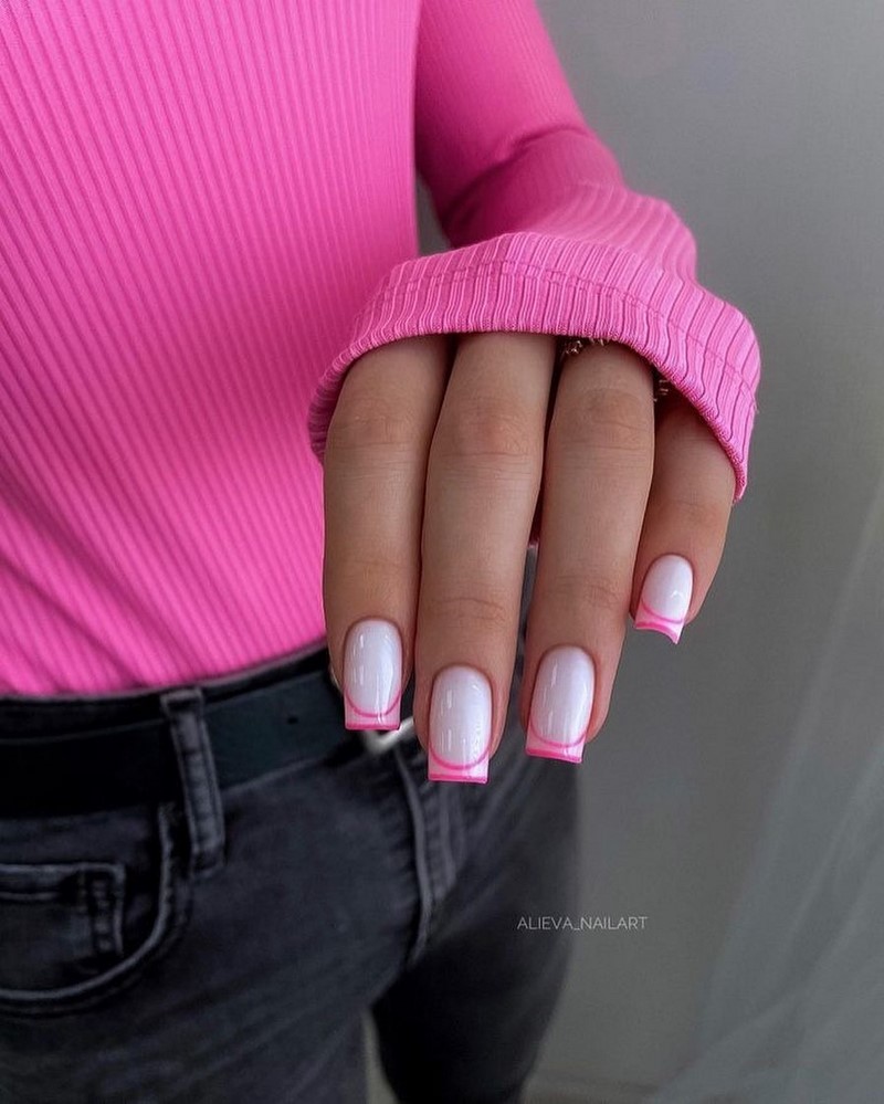 Френч-маникюр осень-зима 2026-2027 — новинки, фото