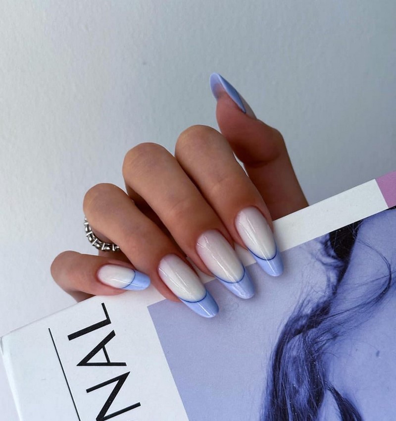 Френч-маникюр осень-зима 2026-2027 — новинки, фото