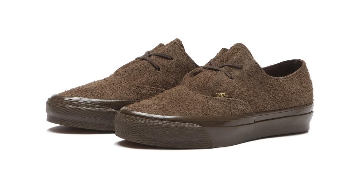 Коричневые замшевые кеды Vans Authentic Ease с короткой шнуровкой
